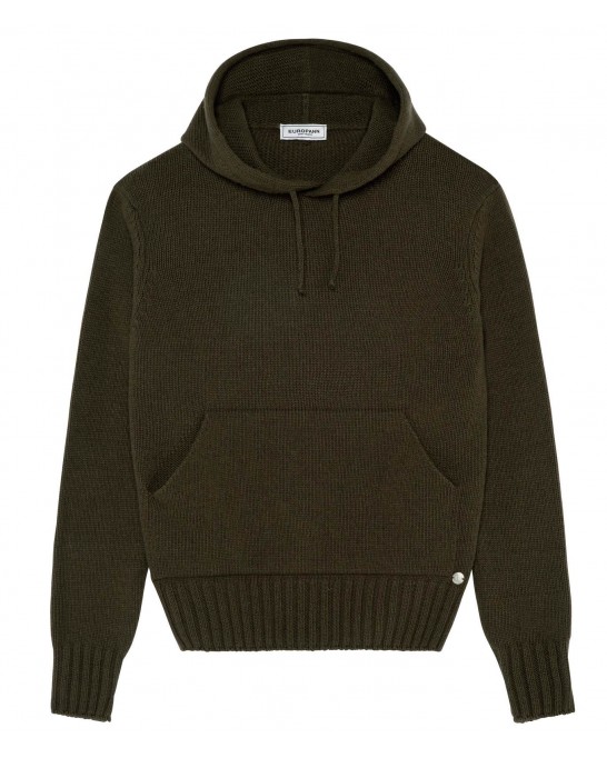 RON KHAKI HOODED SWEATER