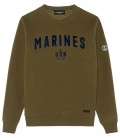 SUDADERA DE CUELLO REDONDO SAMY KHAKI NAVY