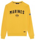 SAMY SWEATSHIRT RUNDHALSAUSSCHNITT BANANA MARINES