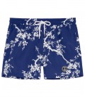 NIKO - Shorts de banho com estampa floral índigo