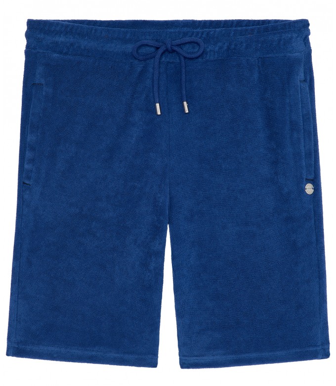 NOAH - Short jogging éponge indigo