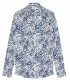 BLAISE - Chemise coton imprimé fleurie indigo