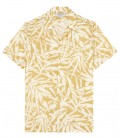 Camisa de manga corta CARLOS Blonde de algodón estampado